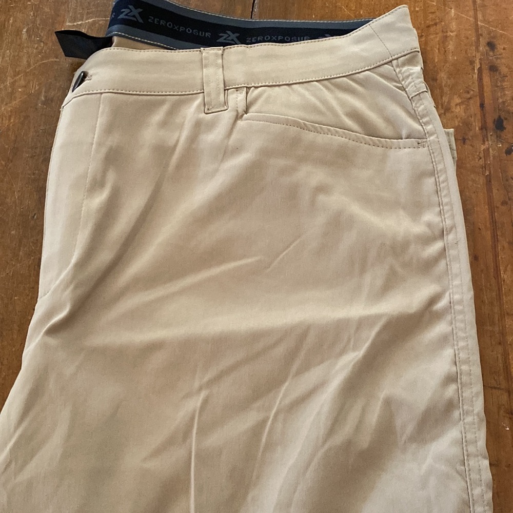 ZeroXoposure Mens Travel Series cargo pants oak 40x32 NWT